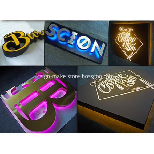 Custom Signs for Sport Real Estate Restarnt Voting